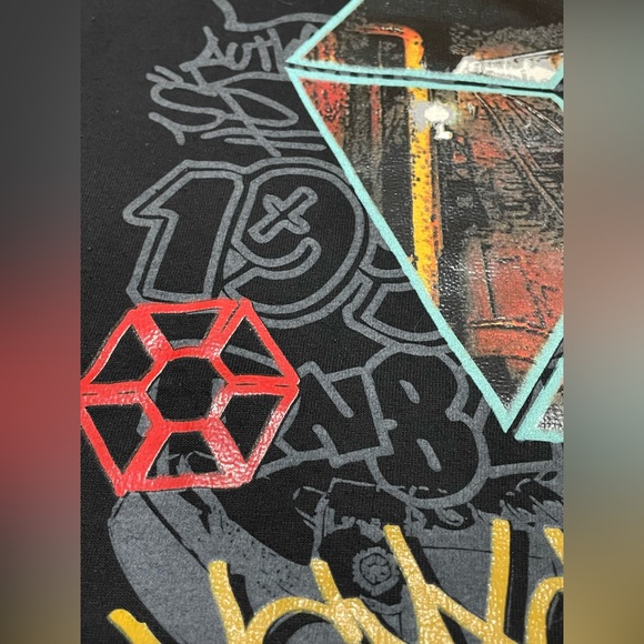 AMAZING VINTAGE SOUTH POLE “SIGNATURE SERIES” T-SHIRT SUBWAY NYC PRINT SIZE L - Picture 8 of 16